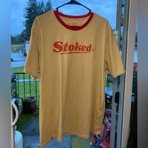 Dutch Bros Stoked Camp-style short sleeve t-shirt size XL